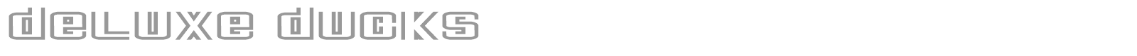 Deluxe Ducks font preview